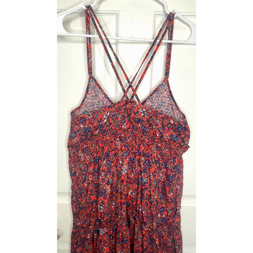Universal Thread Women's Floral Maxi Strappy Sundress Sz M Cottagecore Boho - Picture 6 of 10